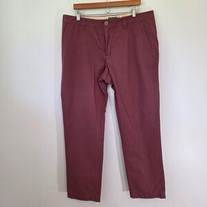 LLBean‎ Men's Signature Washed Canvas Cloth Pant Slim Straight - 38x30